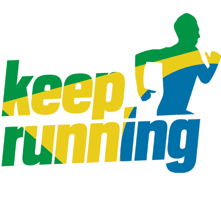 Keep running. Бренд keep Run.